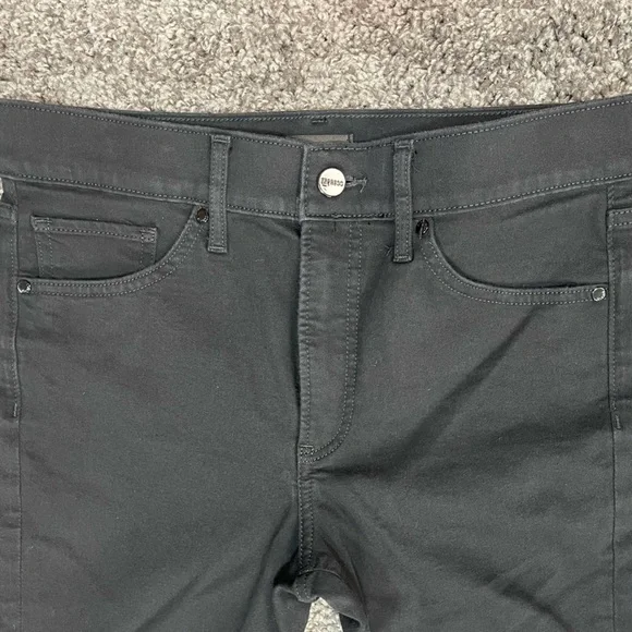 Express cotton blend skinny mid rise some stretch black pants women’s size 6R - Picture 9 of 17